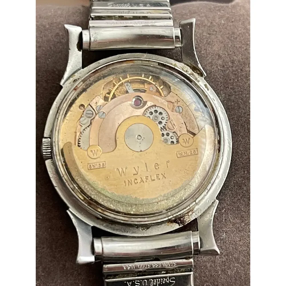 Vintage Wyler Incaflex Automatic Swiss Men’s Wristwatch